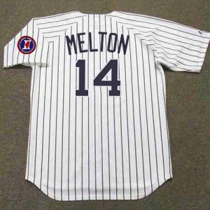 BILL MELTON Chicago White Sox 1968 Home Majestic Throwback Baseball Jersey