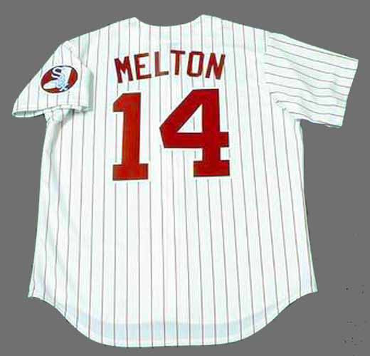 BILL MELTON Chicago White Sox 1970's Majestic Throwback Baseball Jersey - Image 2