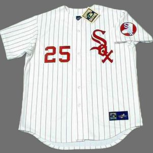 TONY MUSER Chicago White Sox 1970's Majestic Throwback Baseball Jersey