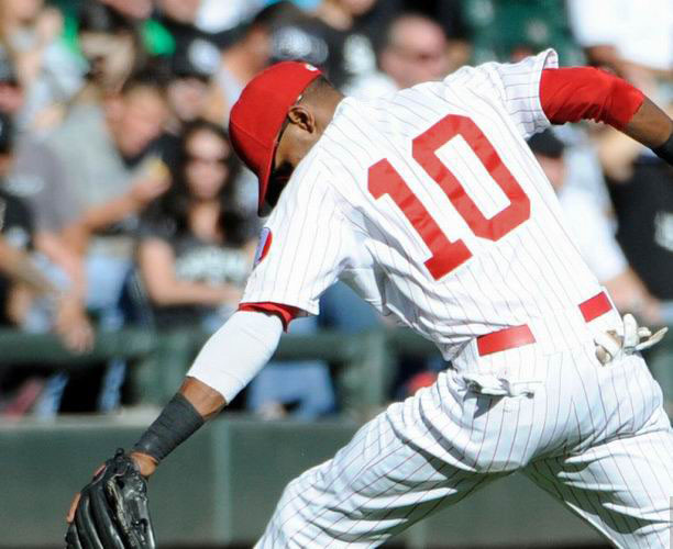 ALEXEI RAMIREZ Chicago White Sox 1970's Majestic Throwback Baseball Jersey - Image 4