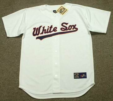 LANCE JOHNSON Chicago White Sox 1990 Majestic Cooperstown Home Jersey