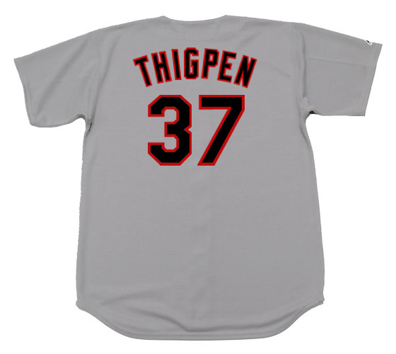 BOBBY THIGPEN Chicago White Sox 1990 Majestic Throwback Away Baseball Jersey - Image 2