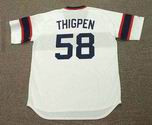 BOBBY THIGPEN Chicago White Sox 1986 Home Majestic Throwback Baseball Jersey - Image 5