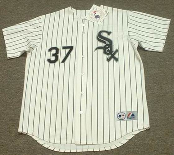 BOBBY THIGPEN Chicago White Sox 1991 Majestic Throwback Home Baseball Jersey