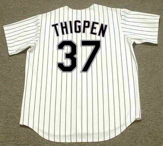 BOBBY THIGPEN Chicago White Sox 1991 Majestic Throwback Home Baseball Jersey - Image 2
