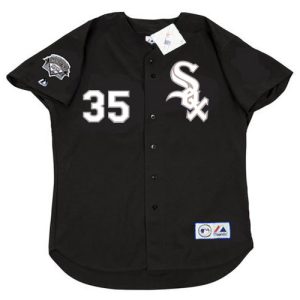 FRANK THOMAS Chicago White Sox 1991 Majestic Throwback Baseball Jersey