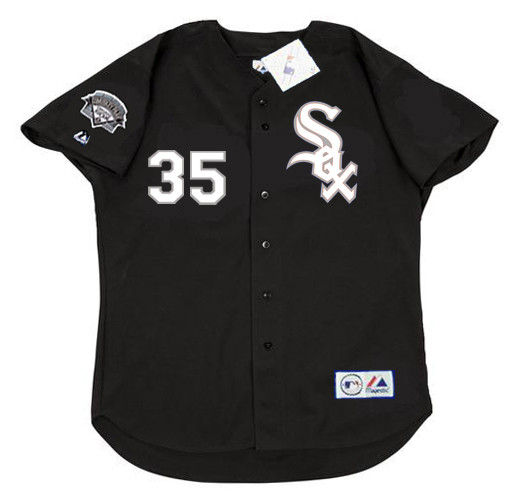 FRANK THOMAS Chicago White Sox 1991 Majestic Throwback Baseball Jersey