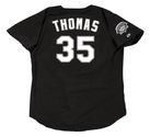 FRANK THOMAS Chicago White Sox 1991 Majestic Throwback Baseball Jersey - Image 5