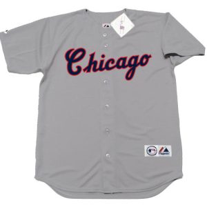 CARLTON FISK Chicago White Sox 1990 Majestic Throwback Away Baseball Jersey