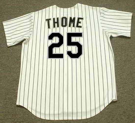 JIM THOME Chicago White Sox 2006 Home Majestic Throwback Baseball Jersey - Image 2
