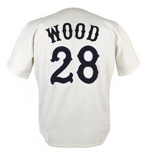 WILBUR WOOD Chicago White Sox 1978 Home Majestic Throwback Baseball Jersey - Image 2