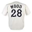 WILBUR WOOD Chicago White Sox 1978 Home Majestic Throwback Baseball Jersey - Image 4