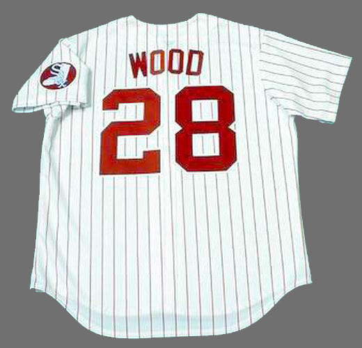 WILBUR WOOD Chicago White Sox 1970's Majestic Throwback Baseball Jersey - Image 2