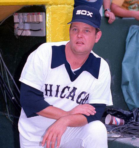 WILBUR WOOD Chicago White Sox 1978 Home Majestic Throwback Baseball Jersey - Image 3