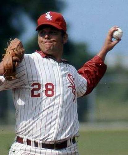 WILBUR WOOD Chicago White Sox 1970's Majestic Throwback Baseball Jersey - Image 3